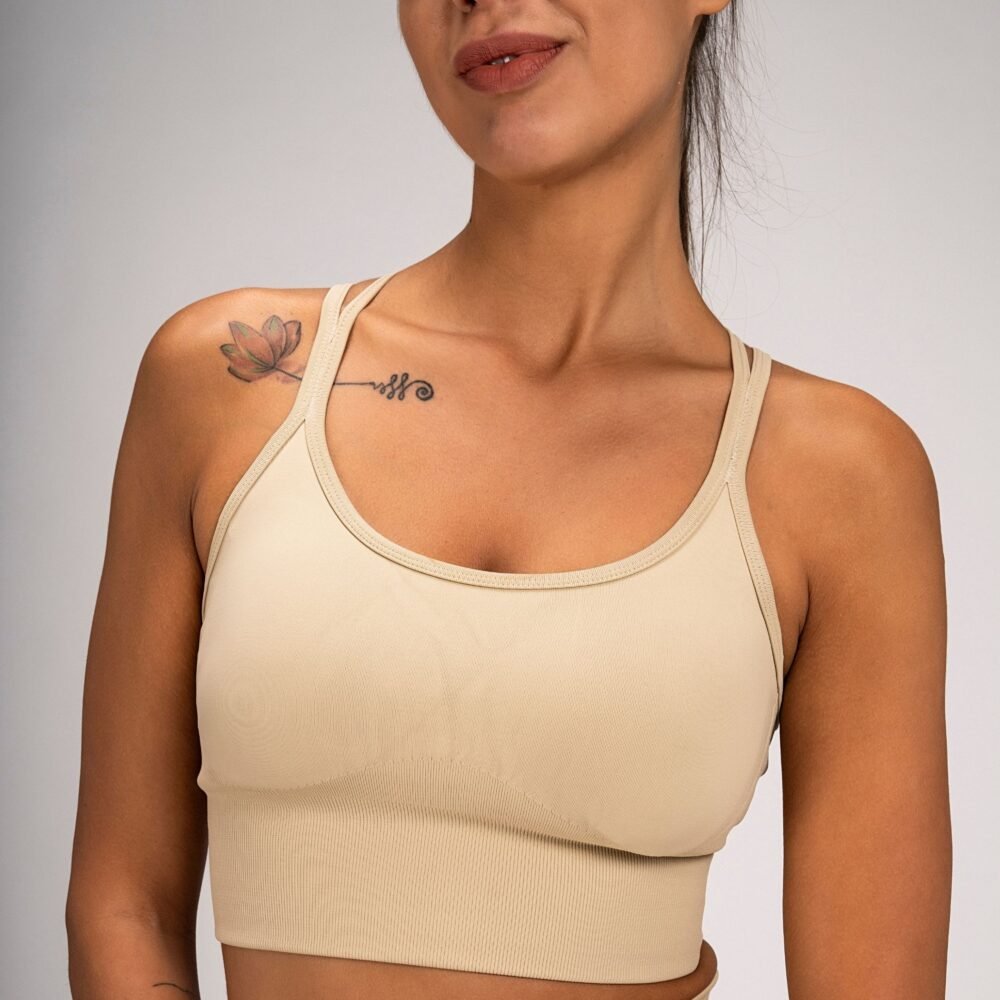 Body silk limited edition strappy bra & high waist leggings