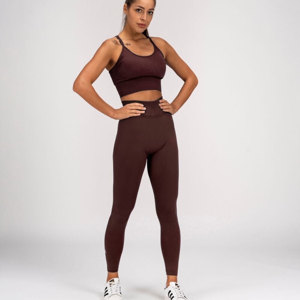 Body silk limited edition strappy bra & high waist leggings