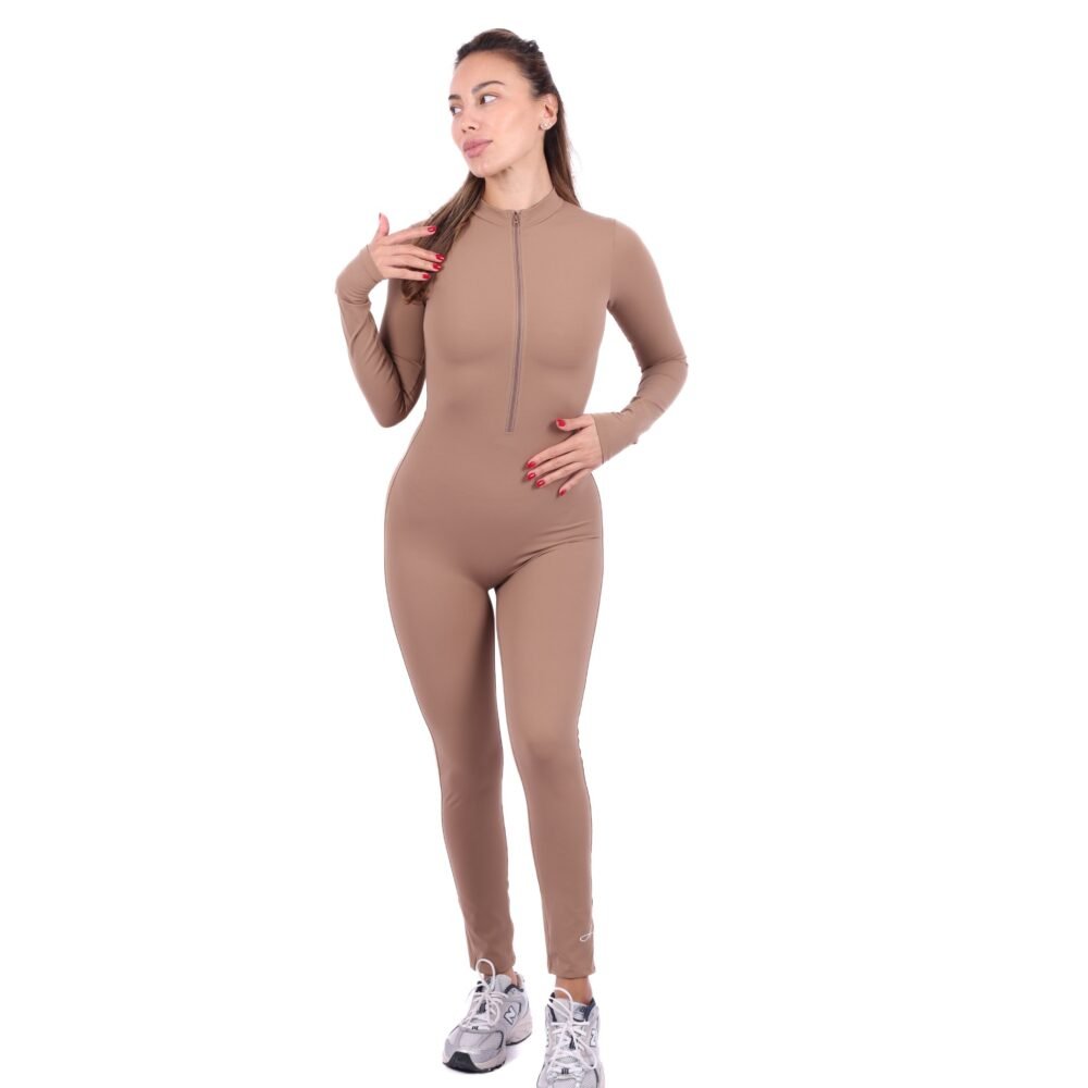 Alpha Fit Full Jumpsuit Front Zip