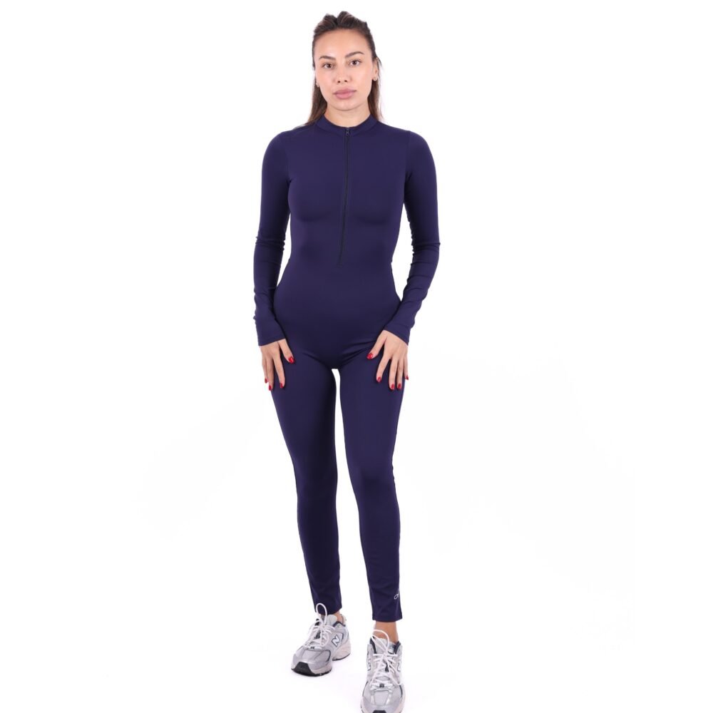 Alpha Fit Full Jumpsuit Front Zip