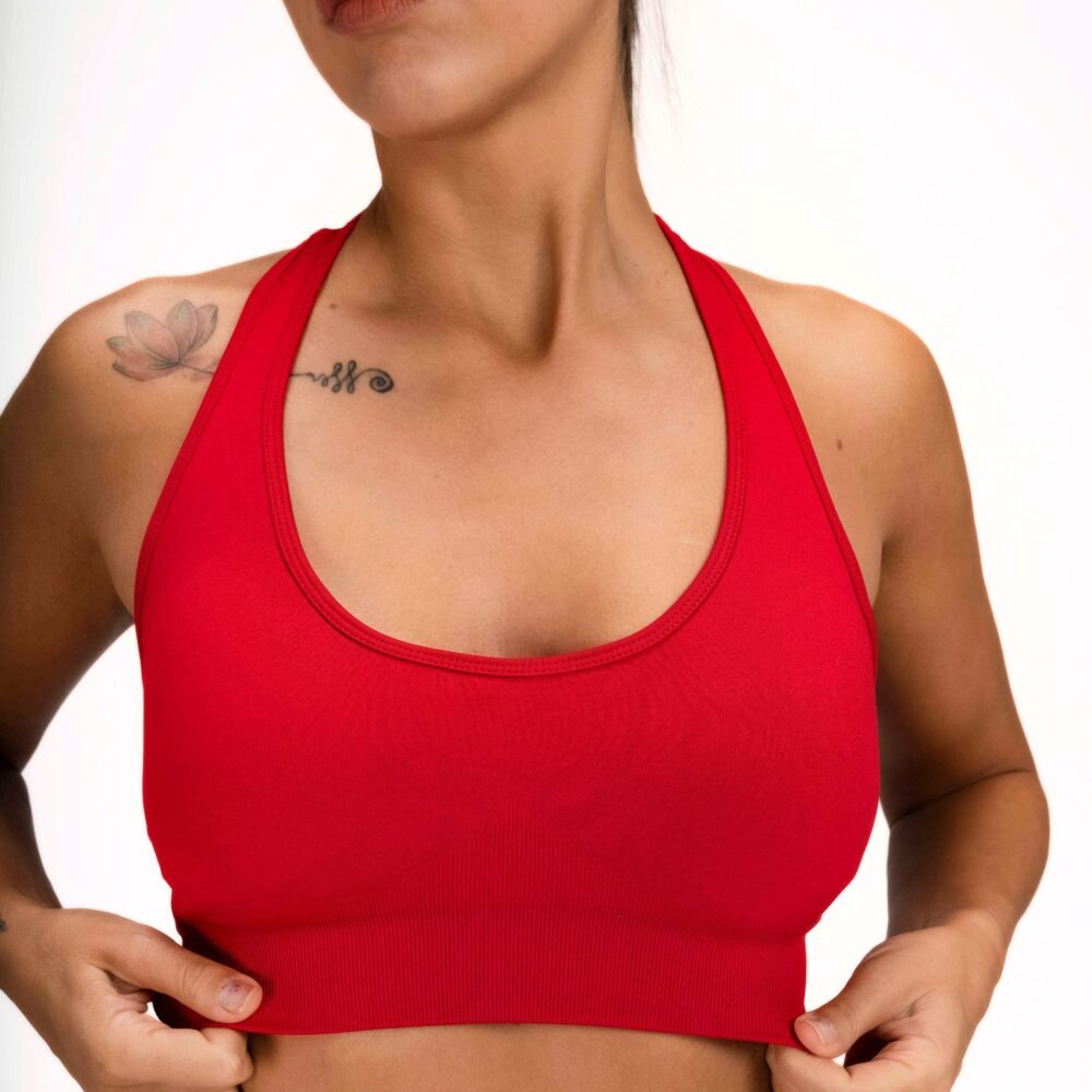 V Luxe athletic bra & High waist athletic leggings set