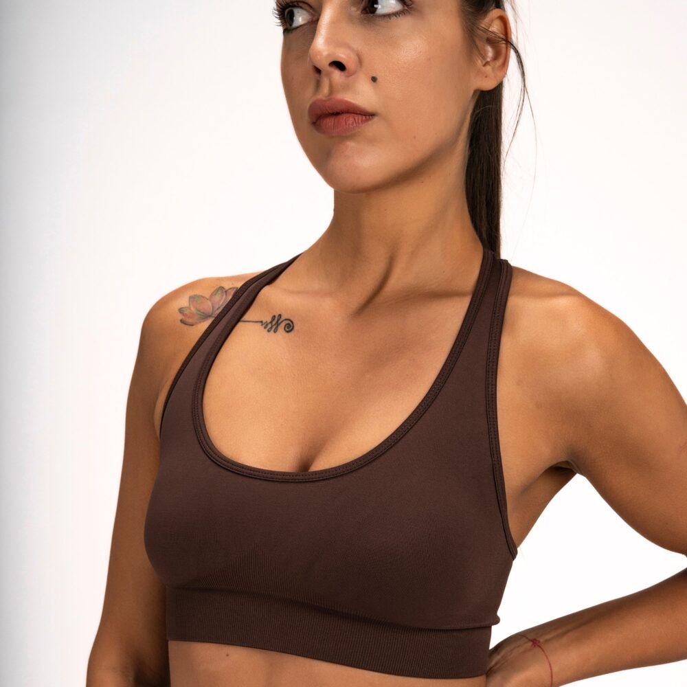 V Luxe athletic bra & High waist athletic leggings set