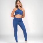 The Divina one shoulder contour bra &  leggings