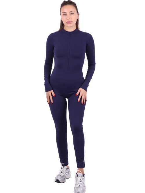 Alpha Fit Full Jumpsuit Front Zip Set