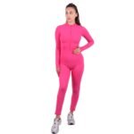 Alpha Fit Full Jumpsuit Front Zip Set
