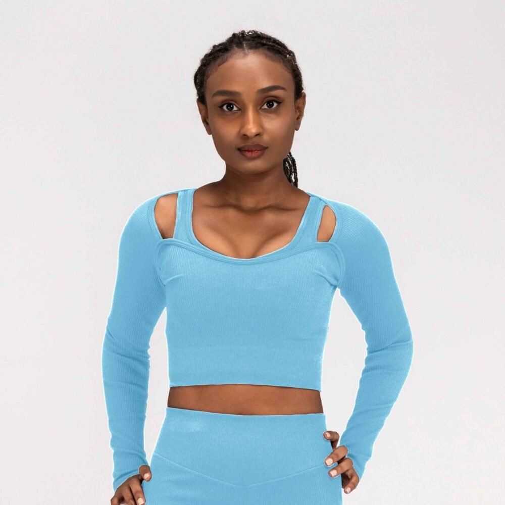 Cuddle Wear Long Sleeves Crop