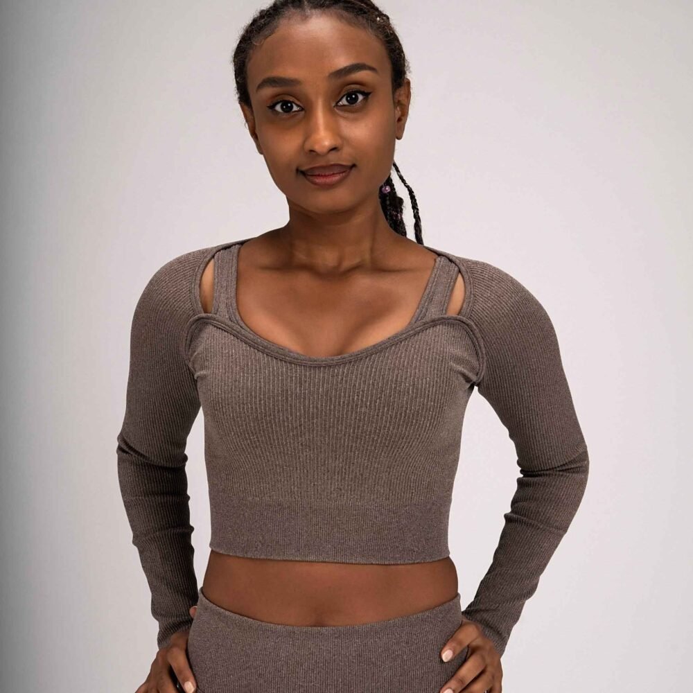 Cuddle Wear Long Sleeves Crop