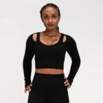 Cuddle Wear Long Sleeves Crop