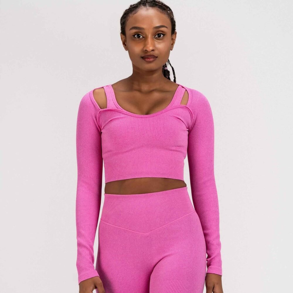 Cuddle Wear Long Sleeves Crop