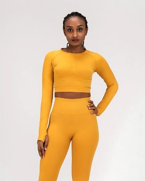 Everyday Seamless Athletic Crop Long Sleeves